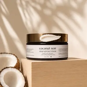 Coconut Noir Dead Sea Salt Body Scrub  — Sweet Coconut