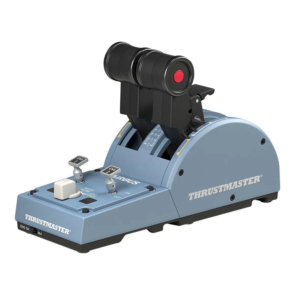 Thrustmaster TCA Quadrant Airbus Edition Throttle, Grayish Blue