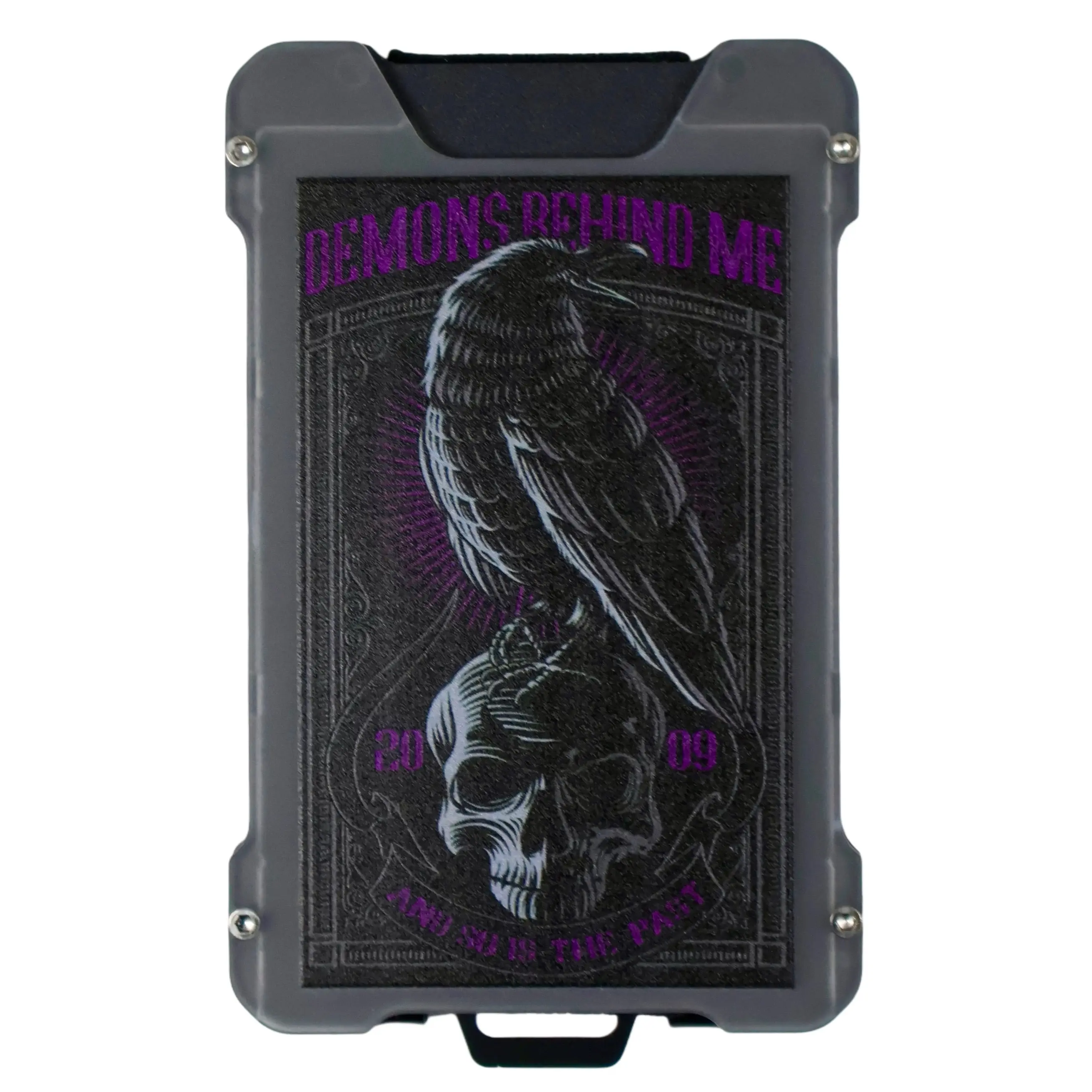 Raven Wallet w/Chain Clip & ID Holder (wallet chain sold separately)