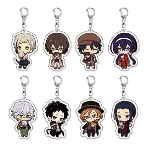 Bungo Stray Dogs Keychain - Dazai Osamu, Nakajima Atsushi, Akutagawa Ryunosuke
