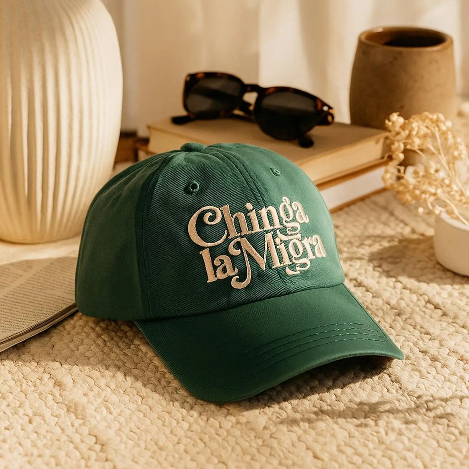 Embroidered Chinga La Migra Hat, Abolish Ice Hat, Embroidered F Ice Hat, Ice out of LA, Anti Ice Anti Deportation Hat, Pro Immigrant Hat