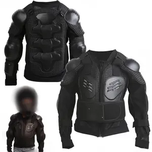 Kids Chest Protector Motocross Gear, Full Body Armor Jacket with Protective Back Spine Protector Vest, Ideal for Dirt Bike Riding and Off-Road Sports