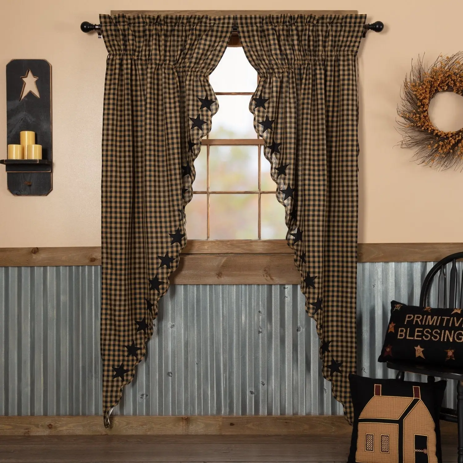 Blackstone Farm Star Long Prairie Curtains Blackstone Farm Star Long Prairie Curtains