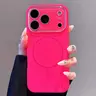 Matte Frosted Liquid Silicone Phone Case with Protector - Shockproof, Camera Lens Protection, MagSafe Compatible, Customized Solid Phone Accessories for iPhone 18 Pro Max 17/16/15/14/13 Pro Max HL