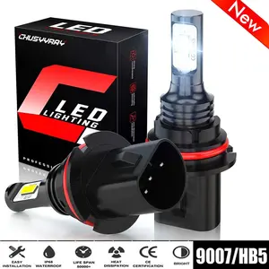 9007 Truck LED Headlight Bulb Accessories	For 1998-1999 Volvo VN 2000-2003 VNL 2000-2017 VNM