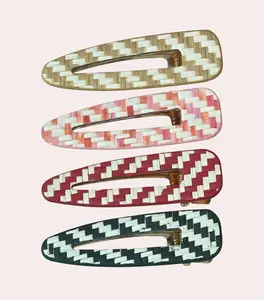 Festive Plaid Hair Clip