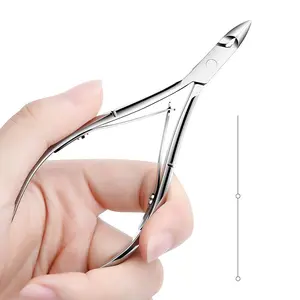 1pc Nail Clipper Scissor For Hard Dead Skin, Stainless Steel Cuticle Nipper Cutter, Professional Manicure Pedicure Tool, Pedicure Care Tool, Basic Nail Tools