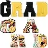 4 Pcs grad- black and gold