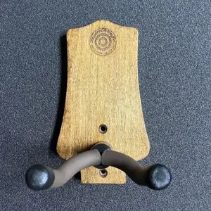 Woodcraft Electric Guitars Guitar And Bass Hanger – FFA-Style Headstock Shape, Natural Stain