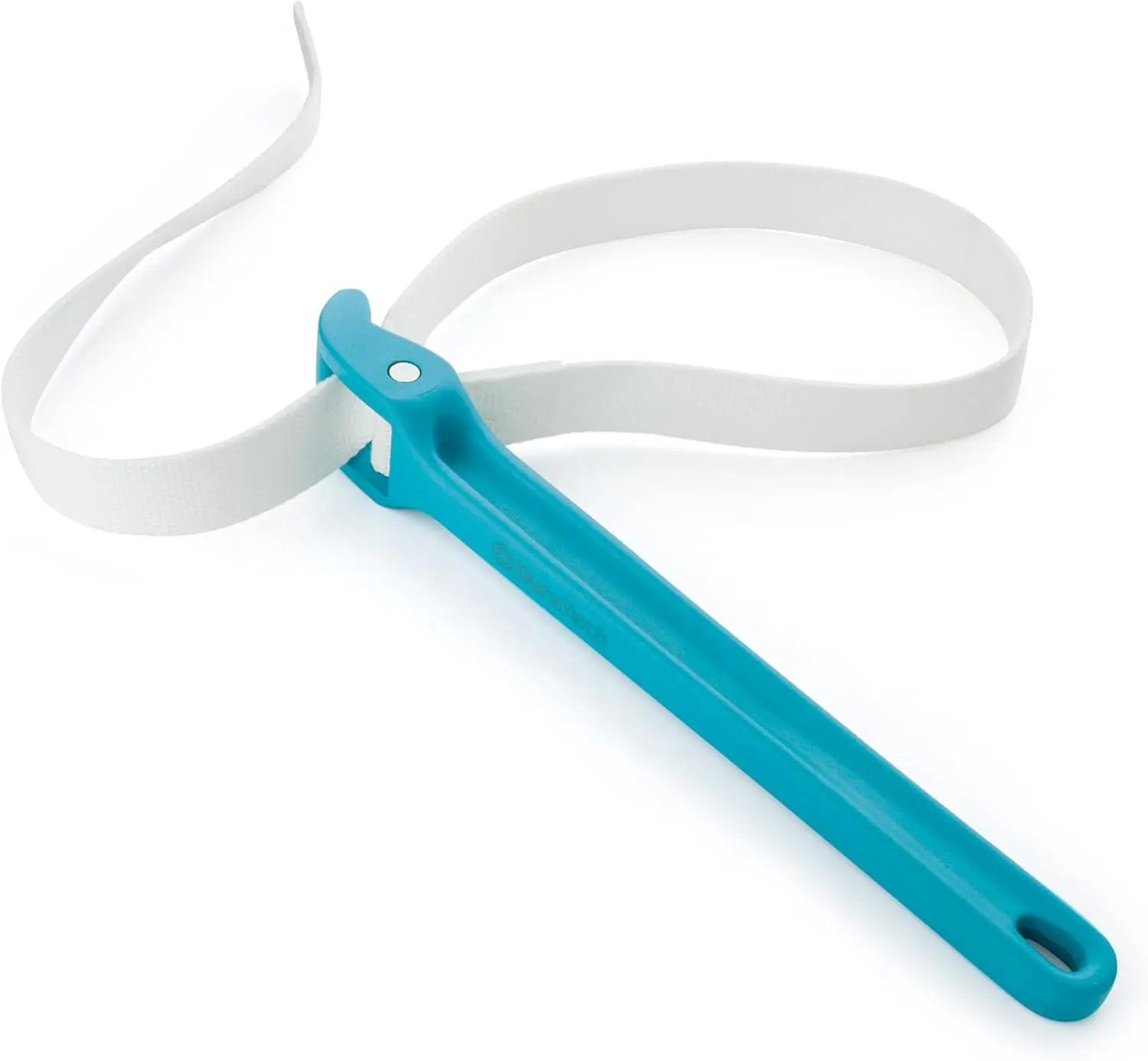 Strap Wrench 12" Handle, Adjustable Nylon Strap Pipe Wrench, Oil Filter Strap Opener Wrench,Blue