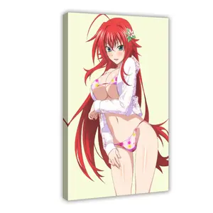 High School DxD Anime Poster 2 bedroom canvas posters, hall wall art, bathroom canvas posters, home poster decoration