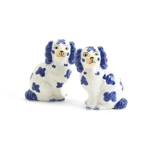 Two's Company | Staffordshire Dog Salt and Pepper Shaker Set