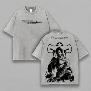 Black Clover Yami Sukehiro Printed Unisex Washed T-Shirt7