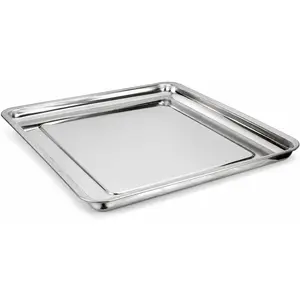 Stainless Steel Upgraded Baking Tray Drip Baking Pan Only Compatible with  Airfryer Oven TOA-26 TOA-28 NOT UNIVERSAL MEASURES 11.25" x 9.75", ONLY FITS TOA-26 TOA-28