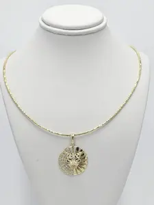 Aro Chain with Leopard Pendant 42cm - Unique Design for Everyday Wear