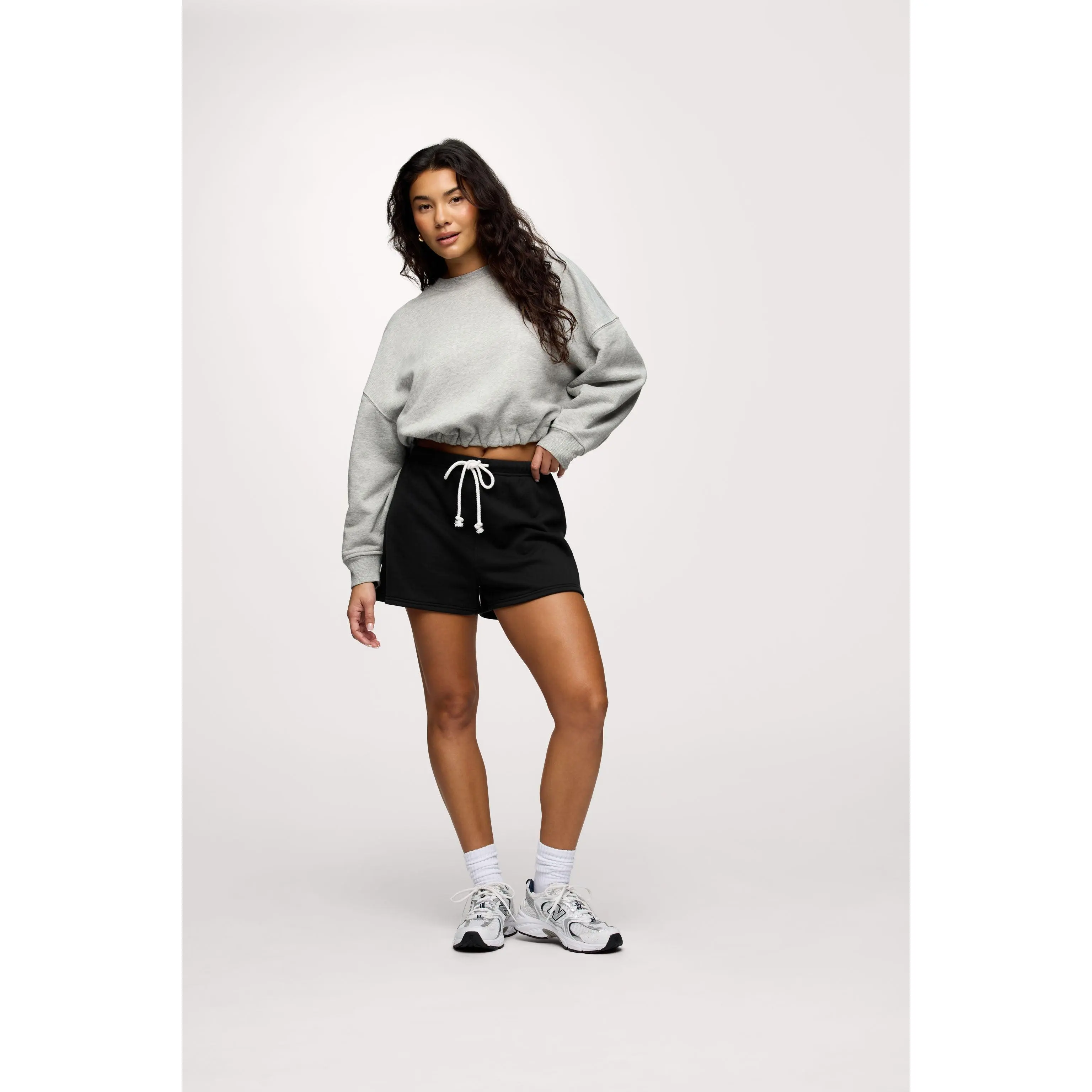 nuuds French Terry Short | Soft Relaxed A-Line Sweat Shorts with Comfortable Coverage