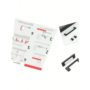 Homdiy 10 Pack Brushed Nickel Cabinet Knobs Round Kitchen Dresser Handles For Drawer Metal Hardware