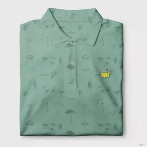 Masters PGA Style Golf Polo Shirt Performance Outdoor 2026