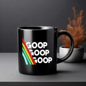 ARC Raiders Goop Goop Goop Mug – Funny Sci-Fi Meme Coffee Cup, Retro Gamer Gift, Hilarious Goop ARC Raiders Drinkware for Video Game Fans