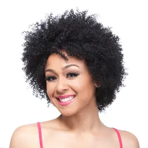 Human Hair Wig It's A Wig Afro Curl