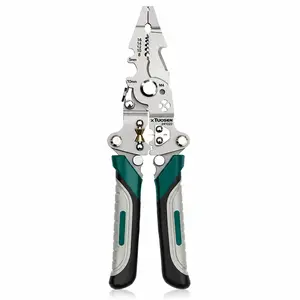 Multifunctional Foldable Wire Stripper and Cutter Crimping Tool for Electrical Wire Repair Splicing and Stripping