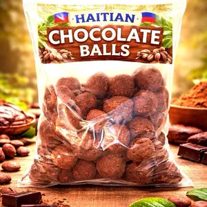 Haitian Chocolate Balls 60 Pack - Rich and Smooth Haitian Flavored Confections