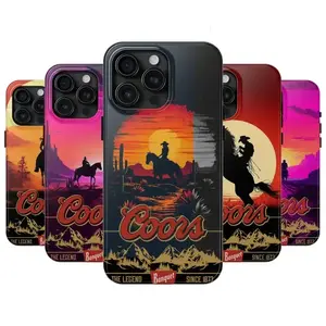 COORS RODEO Phone Case, Cowboy Retro Cover, Coors Phone Case, Case for fan , IP 15 14 13 12 11 Pro Max Plus X Cover Plastic
