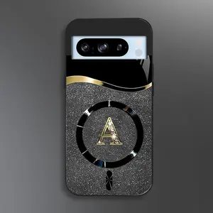 Suitable for [Google Pixel 8 Pro] high-end MagSafe phone case🥰，Choose from any of the 26 letters， Minimalist, premium design—drop-resistant and fingerprint-proof YM99