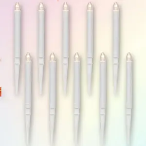 Northlight C7 Candle Christmas Outdoor Pathway Markers - 13.5" - Whe - Set of 10