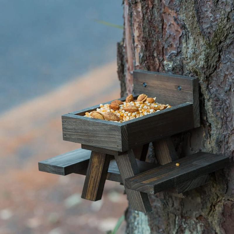 Squirrel Feeder for Outside Yard Games Funny Peanuts in Shell
