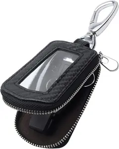 Universal Premium Car Key Fob Case Genuine Leather Car Smart Key fob Holder for Remote Key Fob