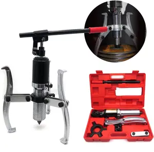 HTTMT Vehicle (5 Ton 3 Jaw) or (10 Ton 3 Jaw) 3in1 360 Degree Flexibility Hydraulic Bearing Gear Puller Wheel Hub Puller Separator Garage Tool Repairs Tool