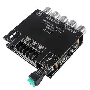 2.1 Channel Bluetooth Audio Power Amplifier Board 50W×2+100W with Treble and Bass Control for DIY BT Speaker Home Theater
