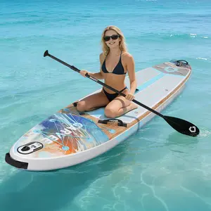 Extra Large Inflatable Paddle Board, High Weight Capacity 450LB ,Beginner-Friendly Design , Comes with Premium SUP Accessories, Perfect for Family and Friends Sharing, Portable and Durable for All Water Activities