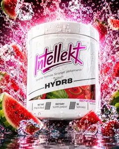 HYDR8 Electrolytes & Creatine Monohydrate (30 Servings) | Hydration, Strength & Recovery | Zero Sugar