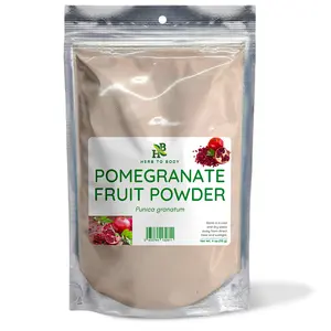 Herb To Body Pomegranate Fruit Powder | Punica Granatum | Wildcrafted | 4oz Beverage Drink