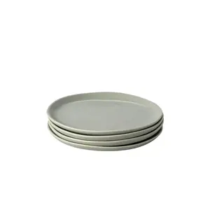 Fable Dessert Plates in Beachgrass Green