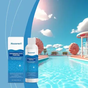 100Ml No Odor Liquid Pool Water Clarifier Fast Dissolving Powerful Cleaner for Hotel Swimming Pool Cleaning Solution