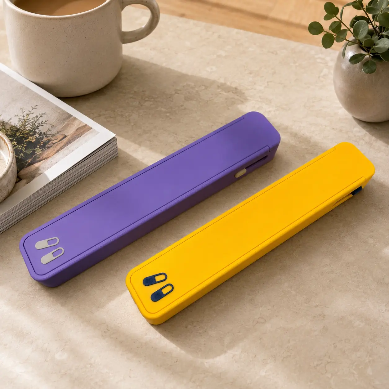 Summer Color Edition: Glidra Weekly Pill Organizer | 7-Day Spill-Proof Slide-Lock, Travel-Safe Medication Case