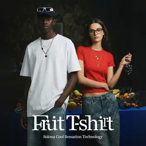 2026 Spring/Summer Streetwear, Sorona Cool-Touch Solid Color Short Sleeve