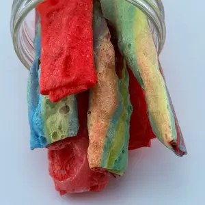 Freezeway Co. Crunchy Roll Ups - Freeze-Dried Fruity Snacks with Bold Flavor & Crispy Texture - Perfect for Kids & Grown-ups - Long Shelf Life No Refrigeration Needed - Ideal for Parties Lunchboxes or Sweet Gifts