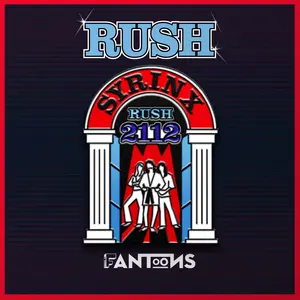 2112 50th Anniversary: Temple of Syrinx Enamel Pin - Official Rush Merch