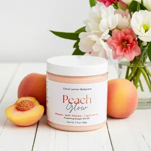 Peach Glow Foaming Sugar Scrub