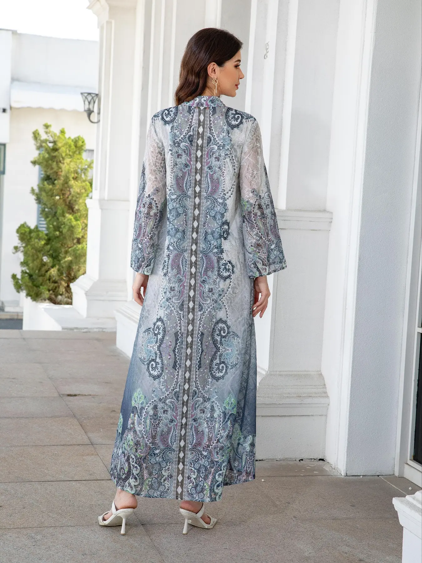 how to tie long strap dress Ursa White Tie Straps Maxi Dress main image 1