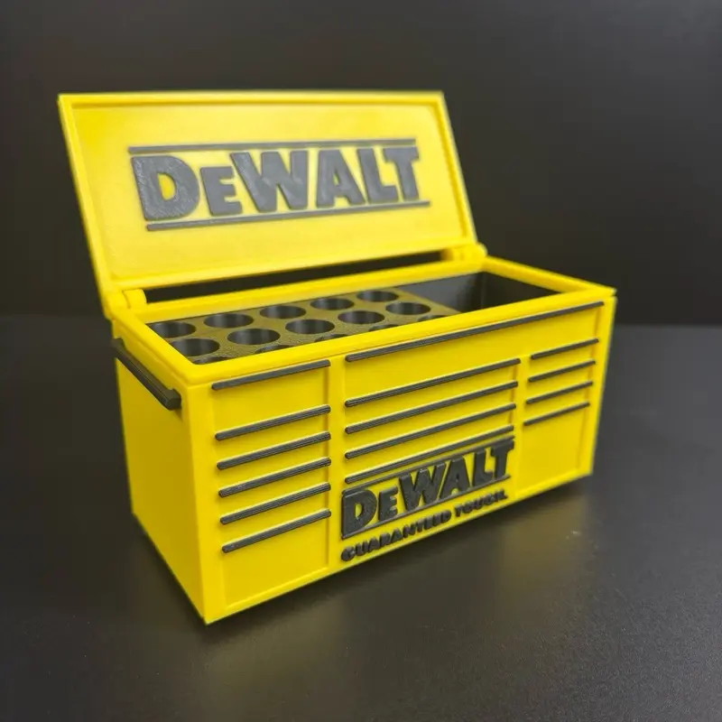 DeWalt Style Toolbox Desk Organizer - Desk Accessories DeWalt Style Toolbox Desk Organizer - Desk Accessories