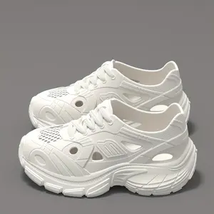 Men' & Women' Heavy-Sole EVA Sneakers with Cushioning • Lightweight All-Season Walking Shoes • Thick Platform for Machine Washable • Closed-Toe Casual Athletic Footwear Suitable for Outdoor, Daily Wear • Women Shoes