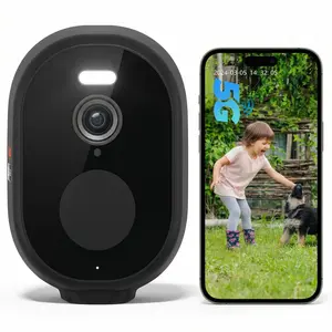 Security Cameras Wireless Outdoor, 2K/3MP QHD Home Security System with 130°-Wide View, Night Vision, Spotlight,IP65 Waterproof, Support Alexa,2.4GHz & 5GHz WiFi