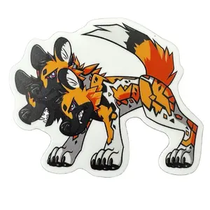 Cerberus African Wild Dog Sticker Vinyl Sticker