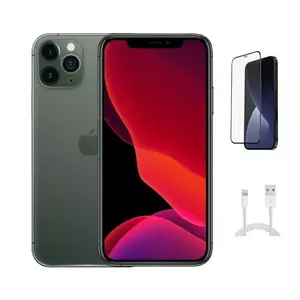 Refurbished iPhone 11 Pro(Unlocked) - Excellent Condition w/ Tempered Glass Screen Protector & 1 Year Warranty  A2160