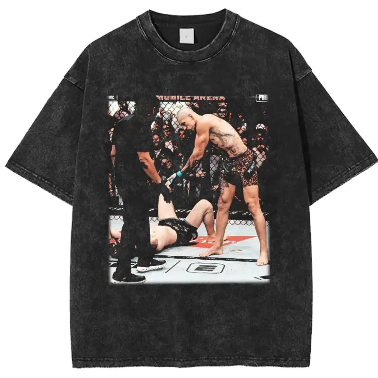 Alex Pereira 'Poatan' Graphic Wash Shirt, Retro 90s UFC Hoodie Menswear, Chama MMA Unisex Sweatshirt, Mixed Martial Arts Training Pullover, Gift for him and her LRX